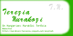 terezia murakozi business card